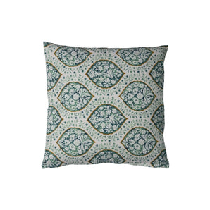 Pyntepude Flora Blue/green/offwhite 50x50 cm