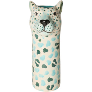Leopard vase, Grøn/mint - AU Maison