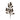 Fleur gren med blade og glimmer - Chic Antique