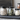 Chic Antique Opbevaringsglas m. sort låg - Sæt af 3