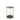 Sidebord rundt med hylde i antique messing - Chic Antique