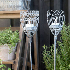 Spyd til fyrfadslys - Chic Antique
