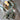 Skilt mand eller kvinde i antique messing - Chic Antique