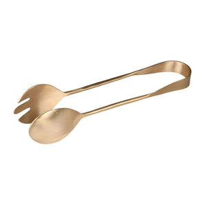 Salat tang guldfarvet messing - Chic Antique
