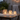 Fyrfadsstage med blomstermotiv - Flere størrelser