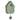 Wall Clock Modern Cuckoo Metallic Jungle Green - Karlsson