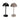 Bordlampe LED i metal H31cm - Flere farver
