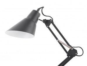 Leitmotiv Bordlampe i industrielt design - trendy sort