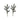 Grangren med frost H28cm - Assorteret