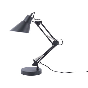 Leitmotiv Bordlampe i industrielt design - trendy sort