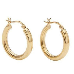 Pico Amanda Large Hoops - Gold